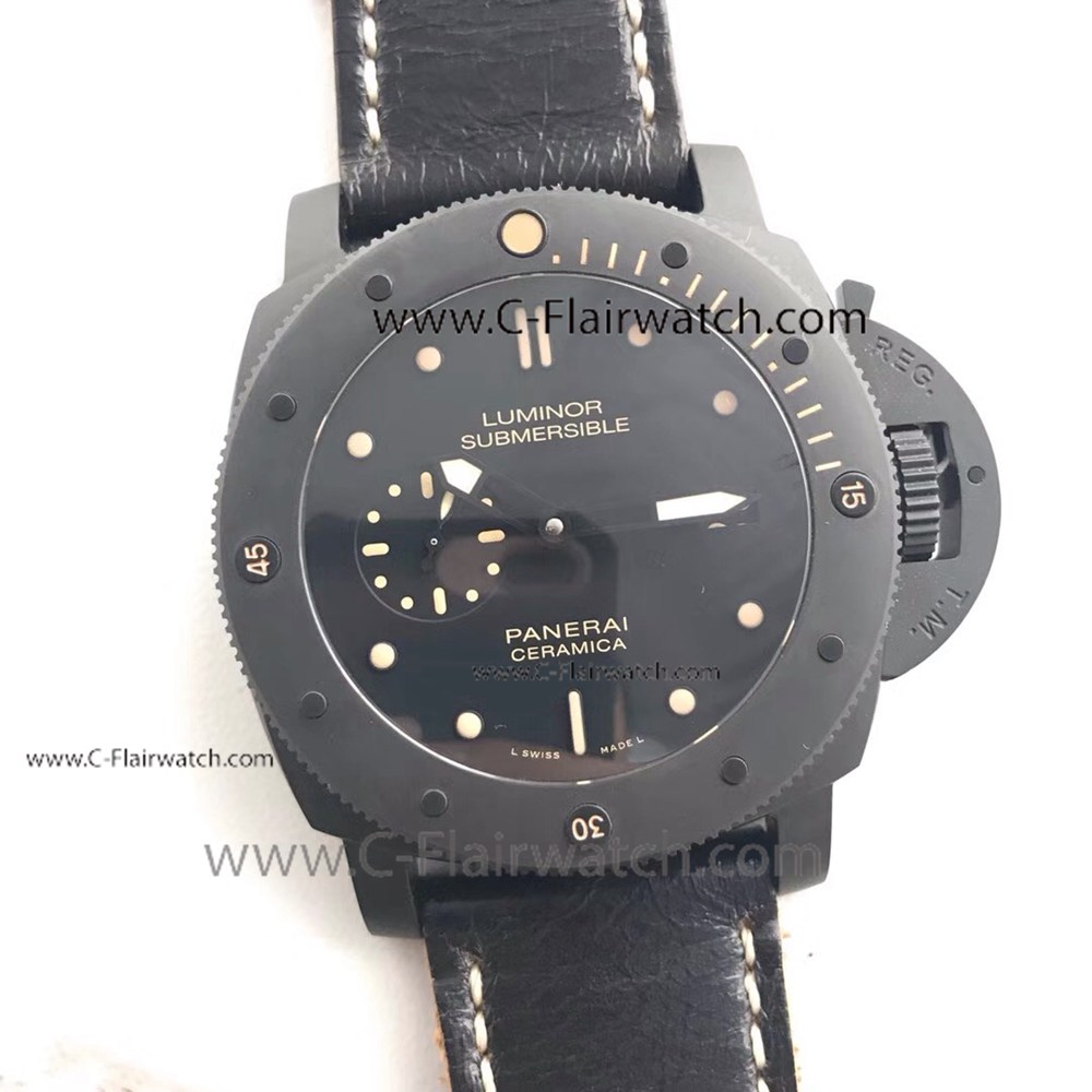 Swiss Copy Panerai PAM508 Submersible 1950 Ceramic Watch